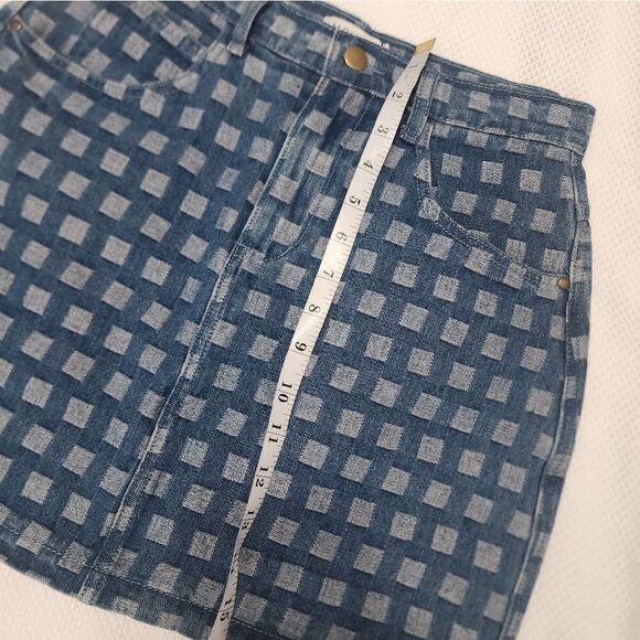 Molly Bracken Printed Denim MiniSkirt for Women - Picture 11 of 13